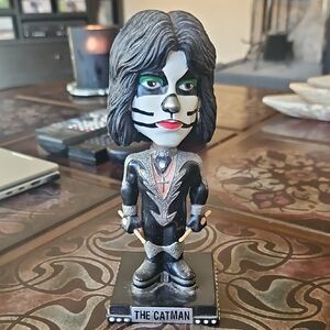 The Catman Bobblehead Figurine - Black and Silver
